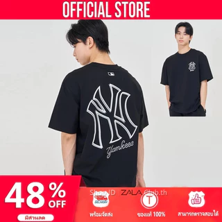 คอตตอน 100%🌐All-over Oversized-fit✮เสื้อยืดM☆L☆B☆T-shirt ของแท้★𝓝ew×𝖄ork×𝔂ankees✮เสื้อยืด แบบยูนิเซ็กส์