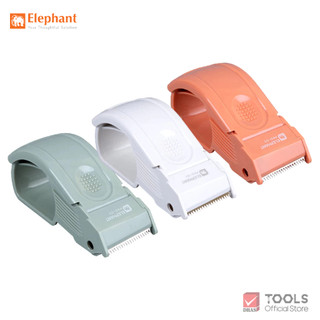 ตราช้าง ที่ตัดเทปปิดกล่อง PKD-03 คละสี จำนวน 1 ชิ้น