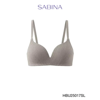 Sabina Habpy Pretty Perfect Level 1 เสื้อชั้นใน ไร้โครง รหัส HBU25017SL - สีเทาอ่อน