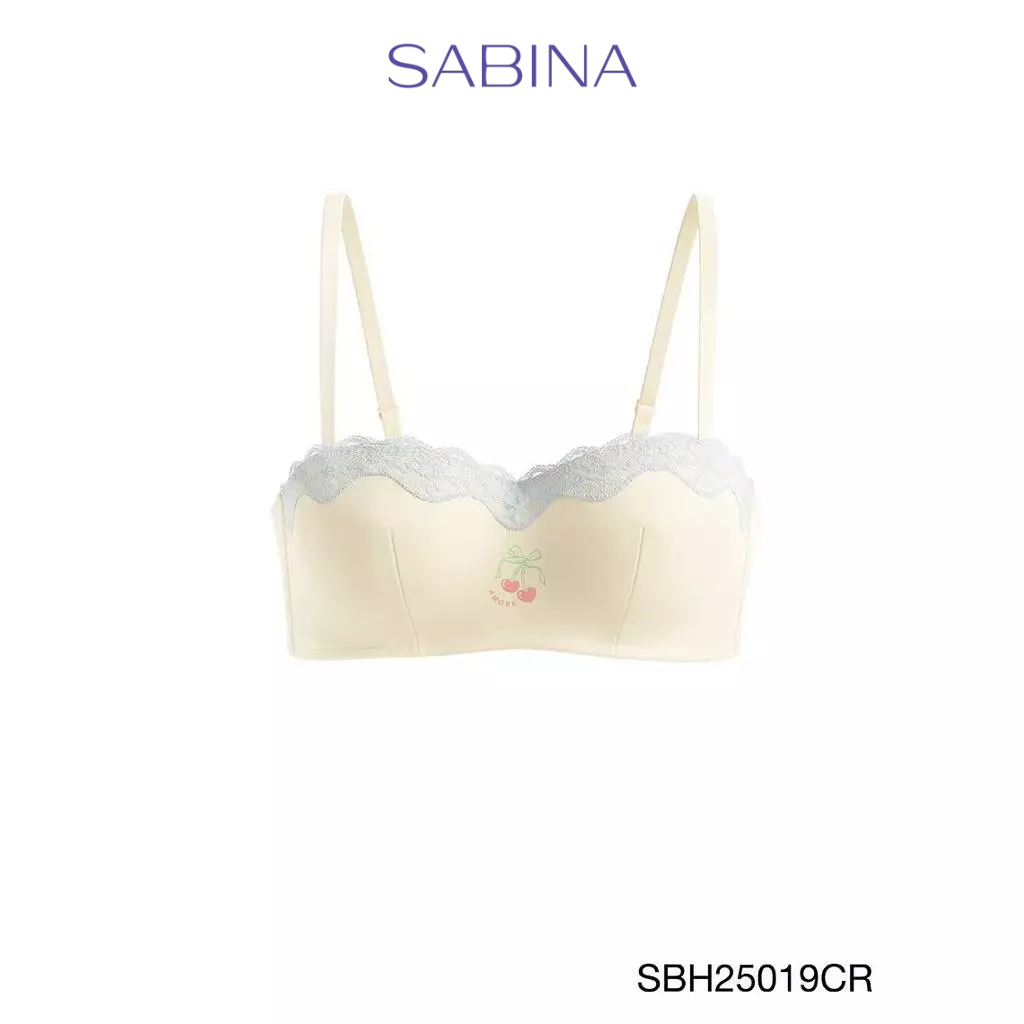 Sabina Soft Doomm Level 3 เสื้อชั้นใน  มีโครง รหัส SBH25019CR - สีครีม