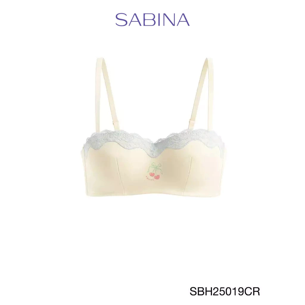 Sabina Soft Doomm Level 3 เสื้อชั้นใน มีโครง รหัส SBH25019CR - สีครีม