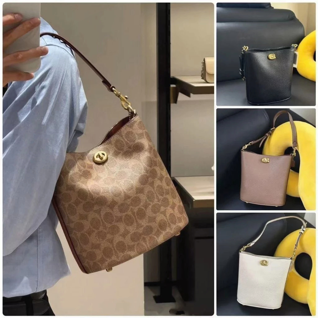 Willow 19 Soft Bucket Bag-CW602 CW625 กระเป๋าสะพายข้าง กระเป๋าผู้หญิง กระเป๋า สายสะพายไหล่ 2 เส้น Y7