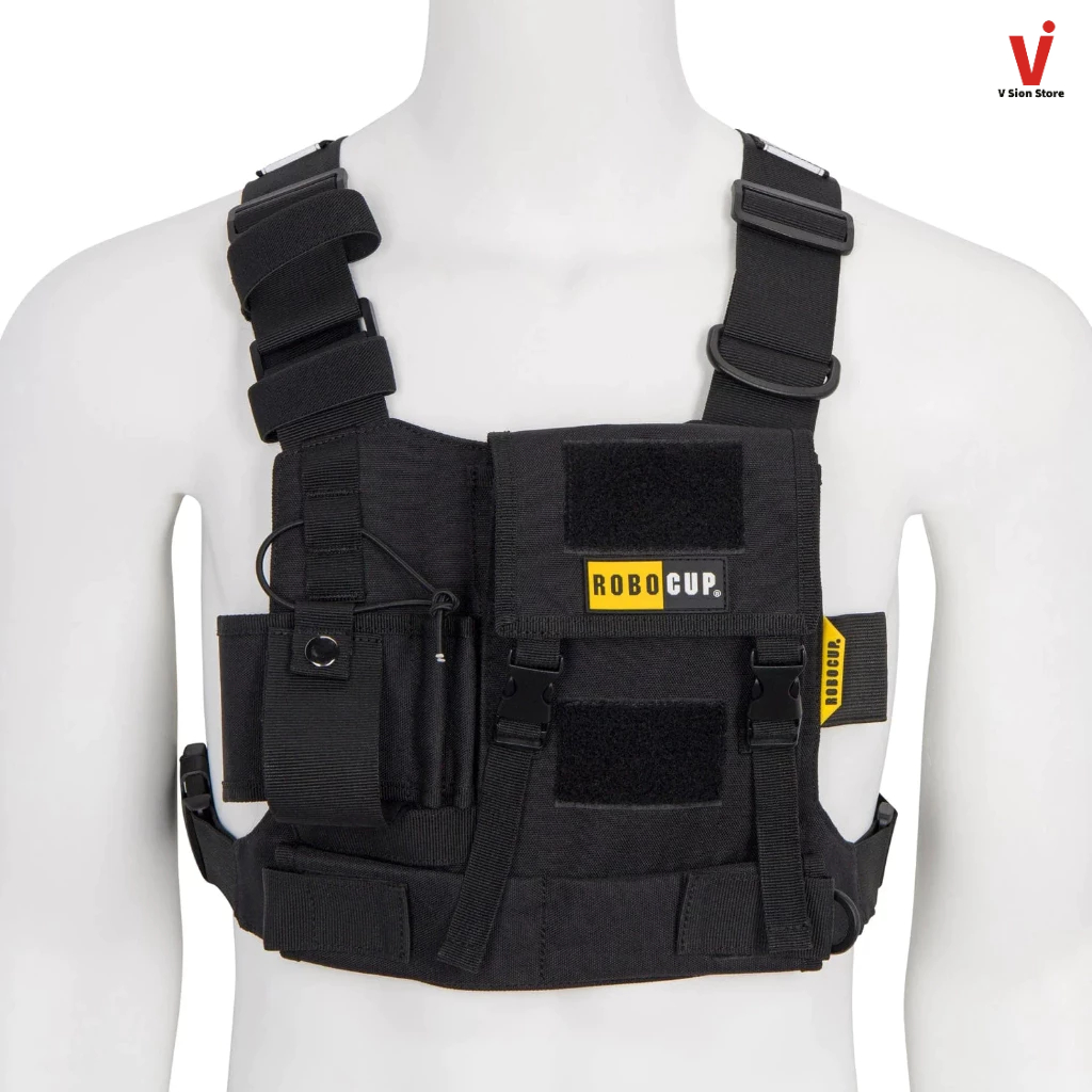 ส่งด่วน! จ.-ศ. RoboCup กระเป๋าคาดอก Vest Organizer with Silent Storage Pocket