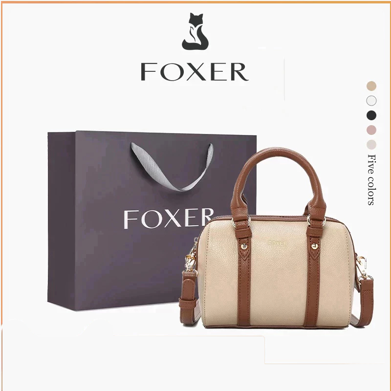 FOXER กระเป๋าสะพายข้างสุดหรู กระเป๋าสะพายข้างแฟชั่น กระเป๋าใต้วงแขน ของขวัญสำหรับสาวๆ