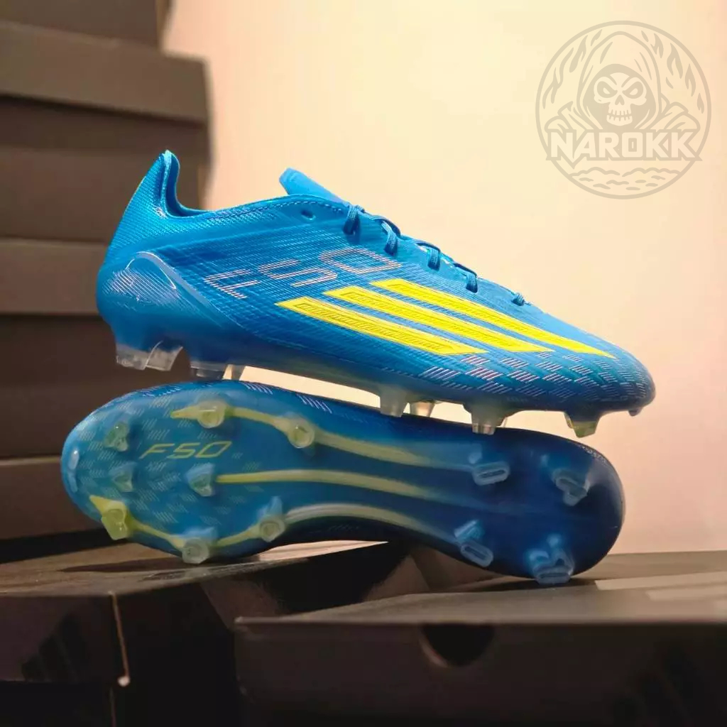 F50 ELITE FG  สีน้ำเงิน-เหลือง ของแท้100%