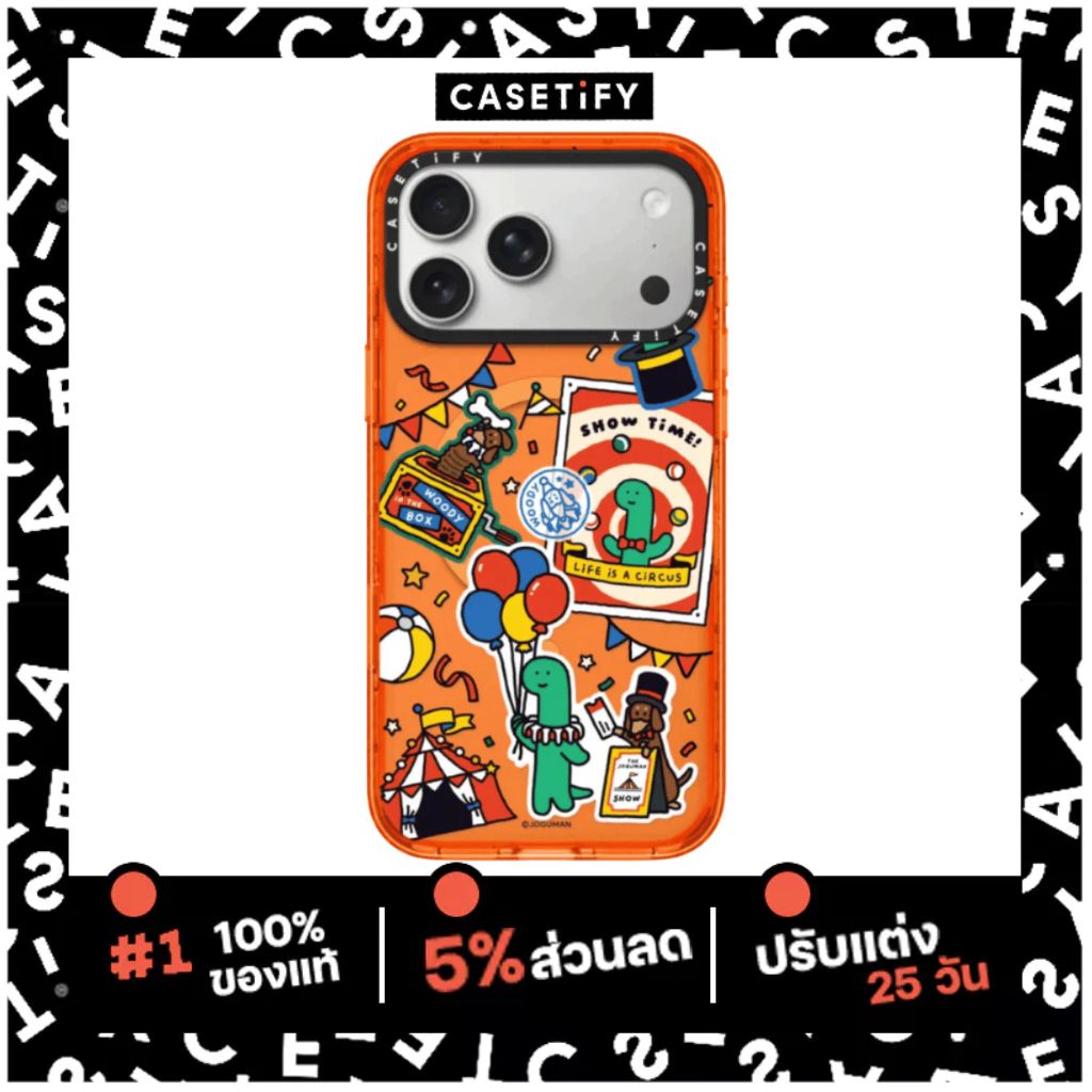 CASETiFY | The Joguman Show Stickers Case [JOGUMAN] #For iPhone Samsung #แท้