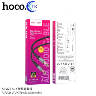 [ส่งไวจากไทย]HOCO UPA26 สาย AUX แจ็ค 3.5 มม. AUX สายสัญญาณเสียง ตัวผู้ 2 หัว สำหรับ ลำโพง รถยนต์ มือถือ [ของแท้ 100%]