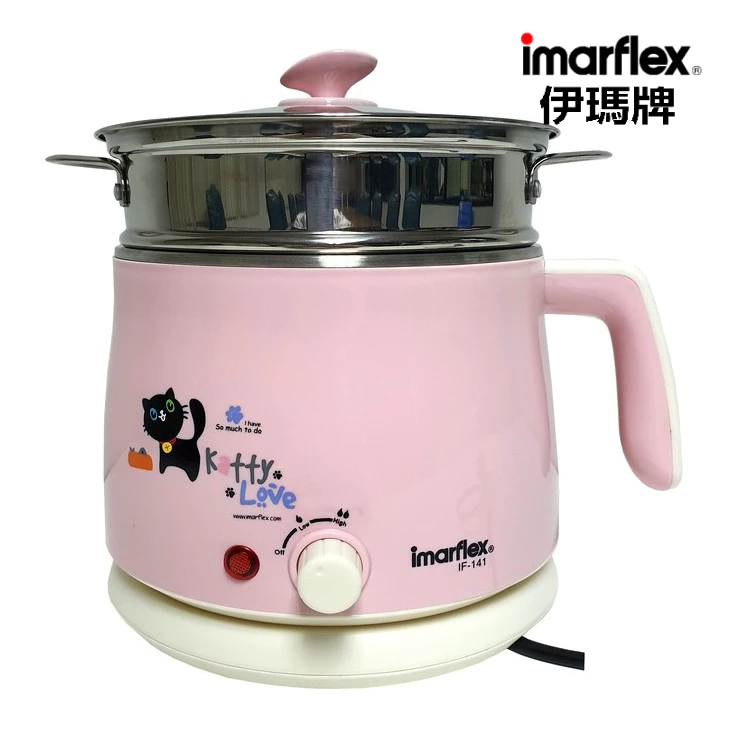 IMARFLEX_29 กาต้มน้ำไฟฟ้า สแตนเลส แบบมีซึ้ง 1.5 ลิตร IF-141