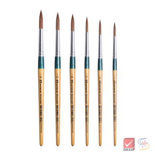 Master Art พู่กัน พู่กันสีน้ำ ชนิดกลม รุ่นจิตรกรน้อย เบอร์ 7-12 จำนวน 1 ด้าม