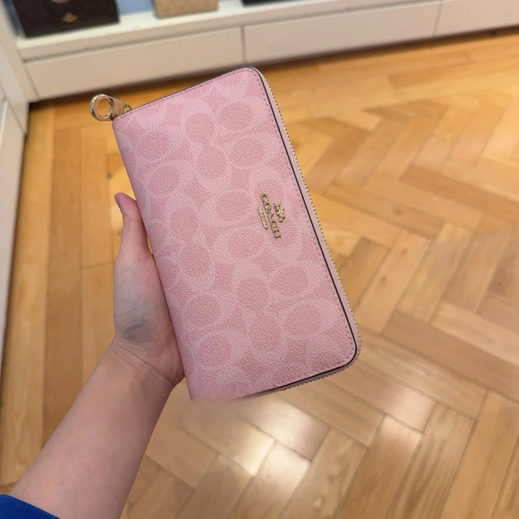 Women Zip Wallet CW778 กระเป๋าสตางค์ใบยาวผู้หญิง กระเป๋าตังค์ กระเป๋าใส่เหรียญ มีสายคล้องมือ ทรงซิป 