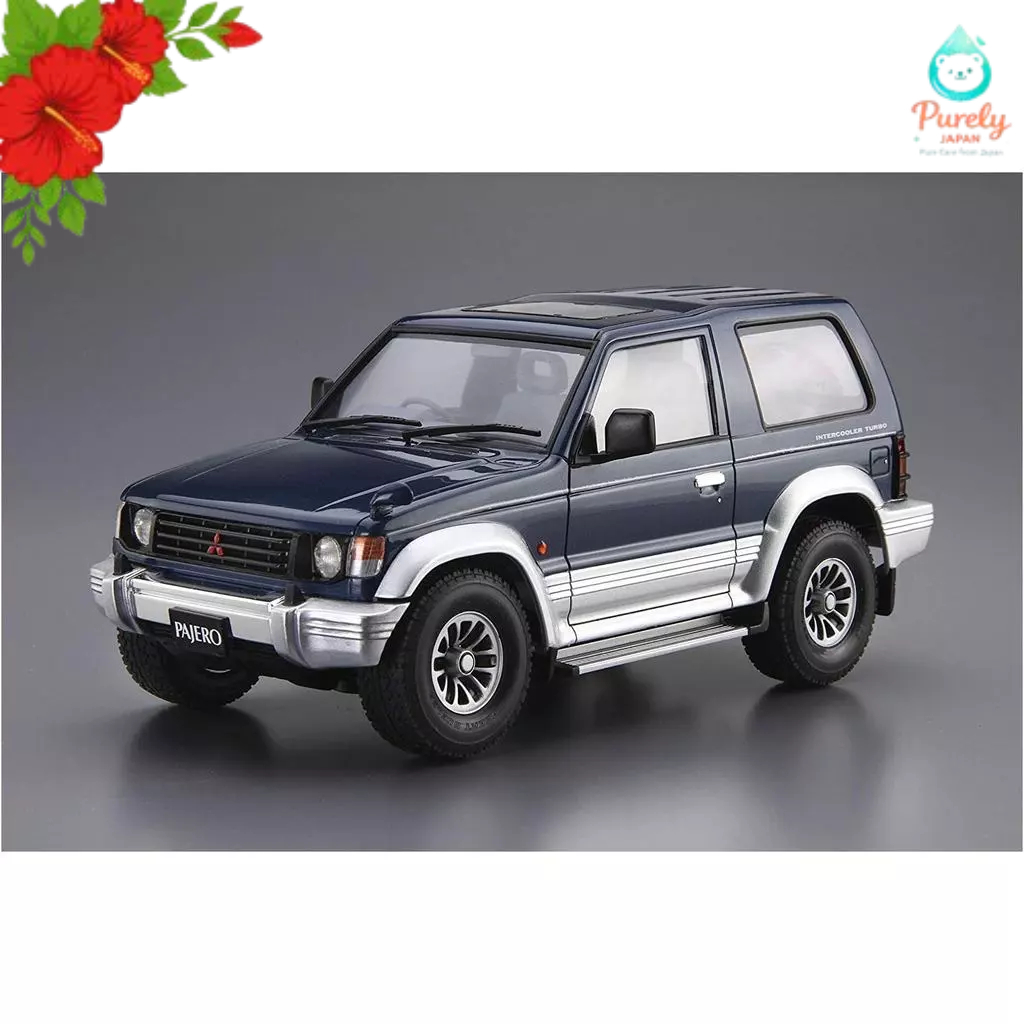 Aoshima Bunka Kyozai Co., Ltd. (AOSHIMA) รถโมเดลหมายเลข 103 1/24 Mitsubishi V24WG Pajero Metal Top