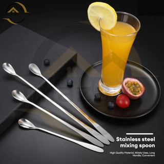 😍COD😍ช้อนผสมด้ามยาว ช้อนกาแฟสแตนเลส 26cm ซมstainless steel s…