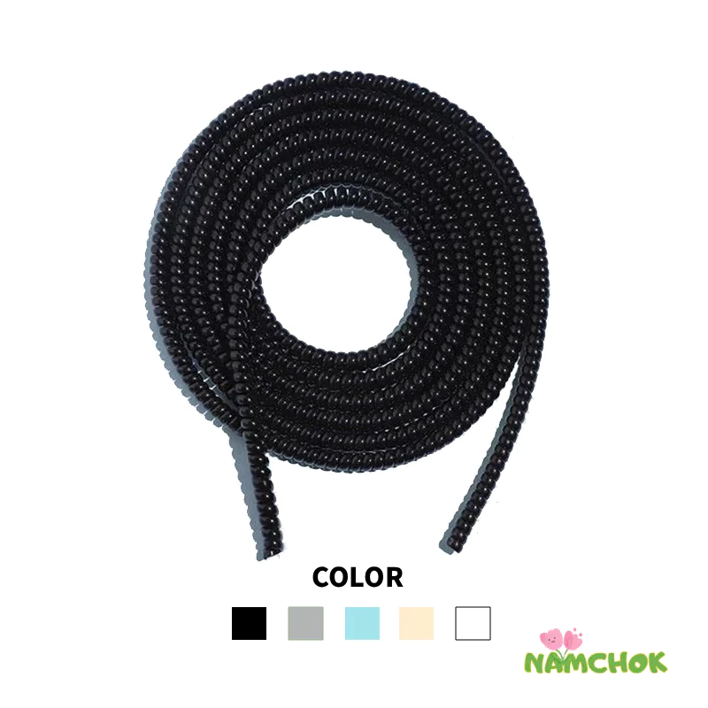 【NK】60cmตัวป้องกันสายเคเบิล สปริงแบบยึดแน่นพร้อมปลอกหุ้มสายโทรศัพท์แบบขด ปริงแบบยึดแน่นพร้อมปลอกหุ้มสายโทรศัพท์แบบขด