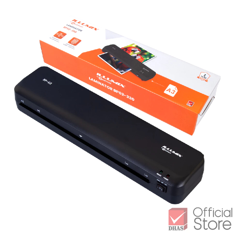 ILLUMIX เครื่องเคลือบกระดาษ รุ่น BP02-330 จำนวน 1 เครื่อง
