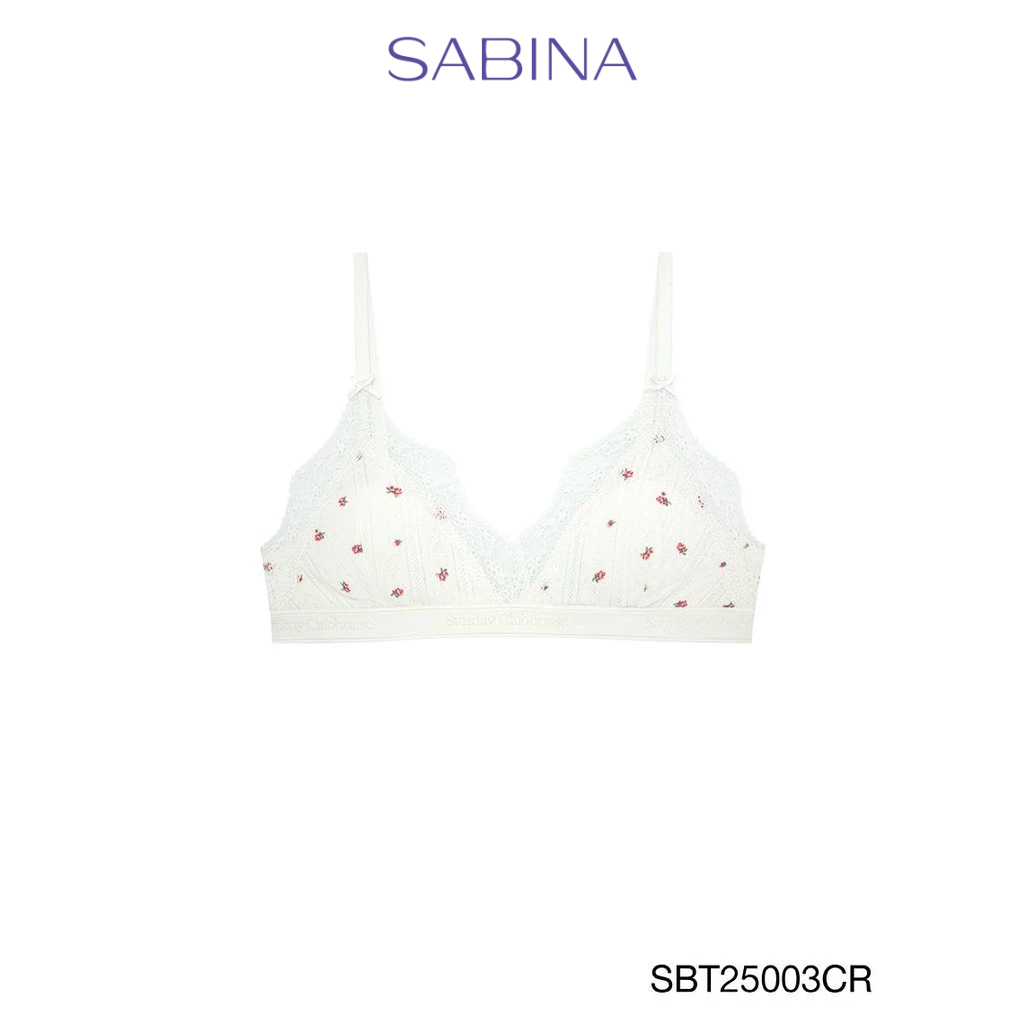 Sabina Club Dimanche เสื้อชั้นในไร้โครง รหัส SBT25003CR - สีครีม