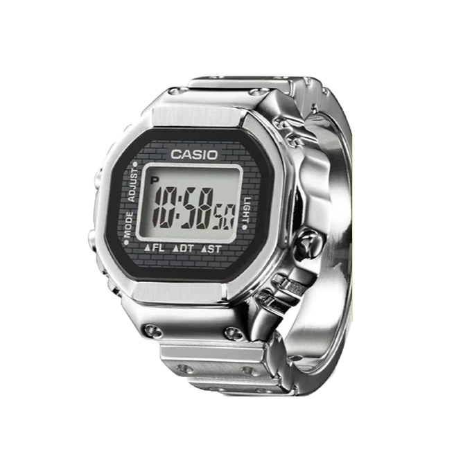 Casio นาฬิกาแหวน Unisex รุ่น CRW-001-1DR RING Watch Quartz ( ระบบถ่าน )