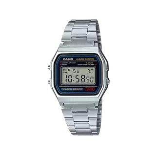 Casio นาฬิกาข้อมือ Unisex รุ่น A158WA-1DF Watch Quartz ( ระบบถ่าน )