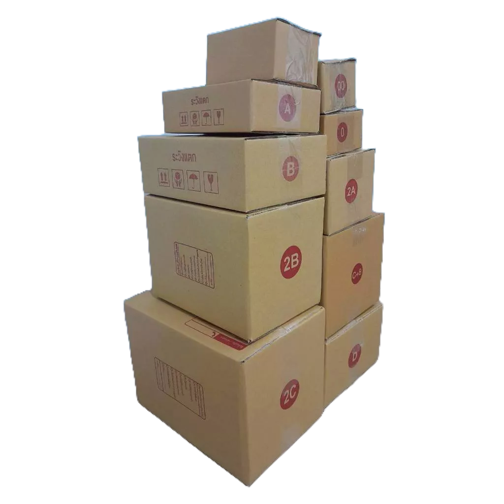 กล่องพัสดุ กล่องไปรษณีย์ เบอร์ 00 - C+8 แพ็ค 10-20ใบ ราคาพิเศษ