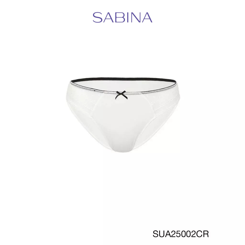 Sabina Doomm Doomm  กางเกงในทรงบิกินี่ รหัส SUA25002CR - สีครีม
