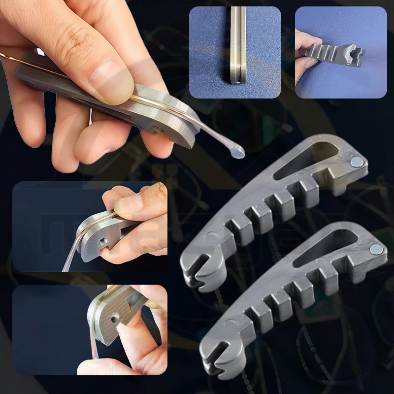 COD  เครื่องมือซ่อมแว่นตาอเนกประสงค์สําหรับดัดและกรอบวัด/การปรับโค้งชั่วคราว สะดวกสำหรับผู้เริ่มต้น