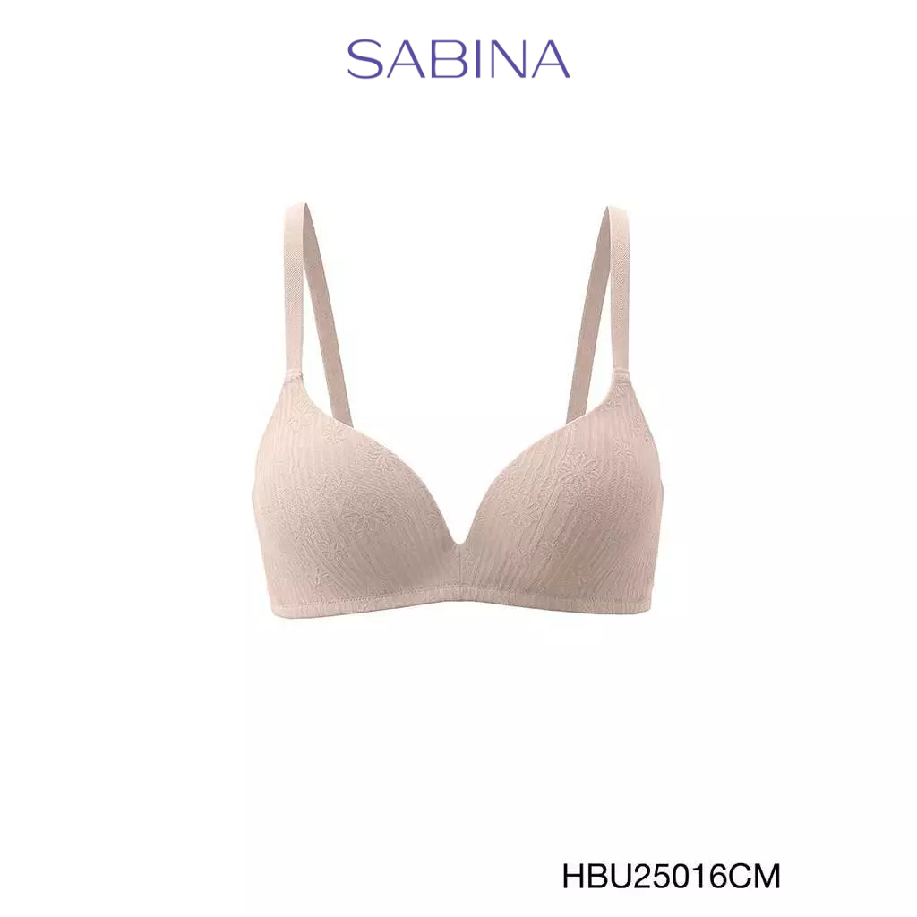 Sabina Habpy Pretty Perfect Level 1 เสื้อชั้นใน  ไร้โครง รหัส HBU25016CM - สีช็อคโกแลต