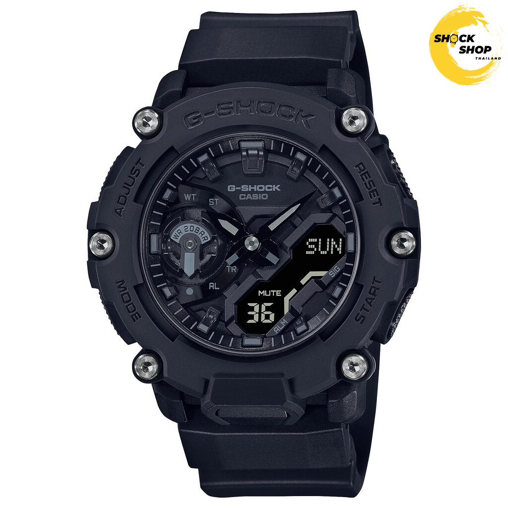 CASIO G-SHOCK นาฬิกาข้อมือ ผู้ชาย รุ่น GA-2200BB-1A ซีรีส์ GA-2200 จีช็อค