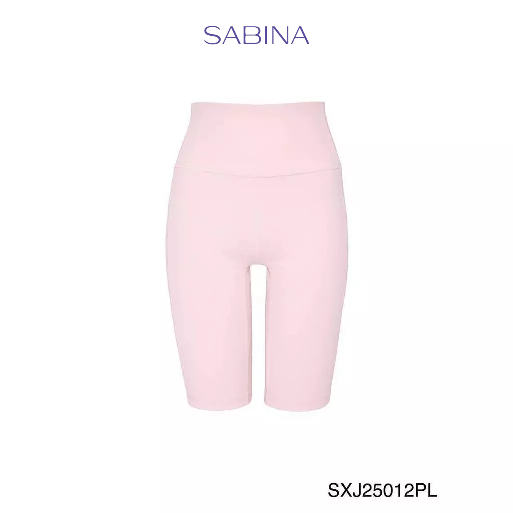 กางเกงออกกำลังกายขาสั้น-ดีเทลมีกระเป๋าข้าง รหัส SXJ25012PL - สีชมพูอ่อน