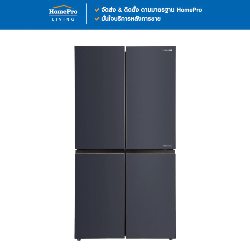 TOSHIBA ตู้เย็น MULTI DOOR GR-RF900WI-PMTH(06) 25.1 คิว สีเทาดำ จัดส่งโดย HomePro