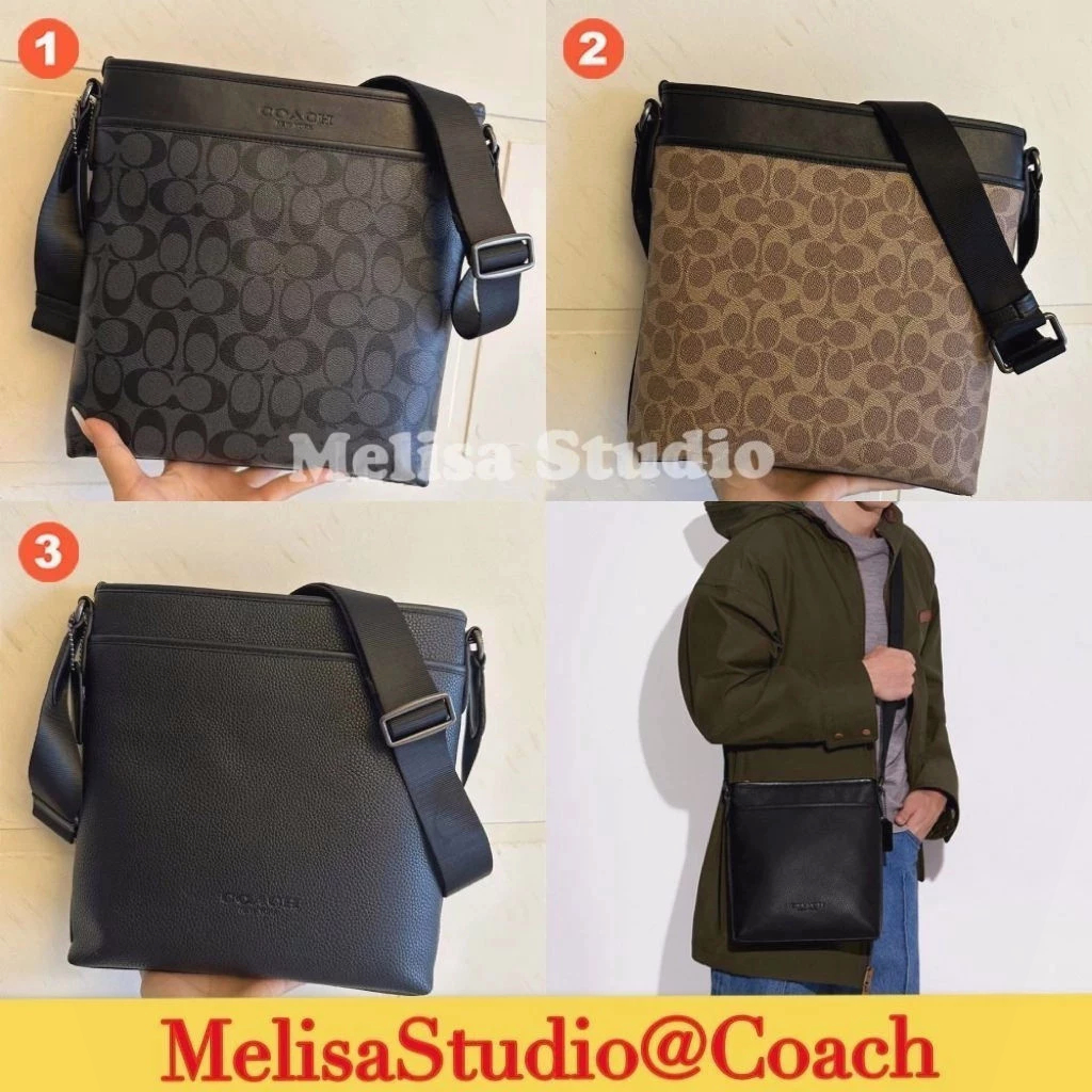 Gotham Slim Crossbody CC110 CC111 กระเป๋าสะพายข้าง กระเป๋าผู้ชาย กระเป๋าสะพาย K32C85Y9