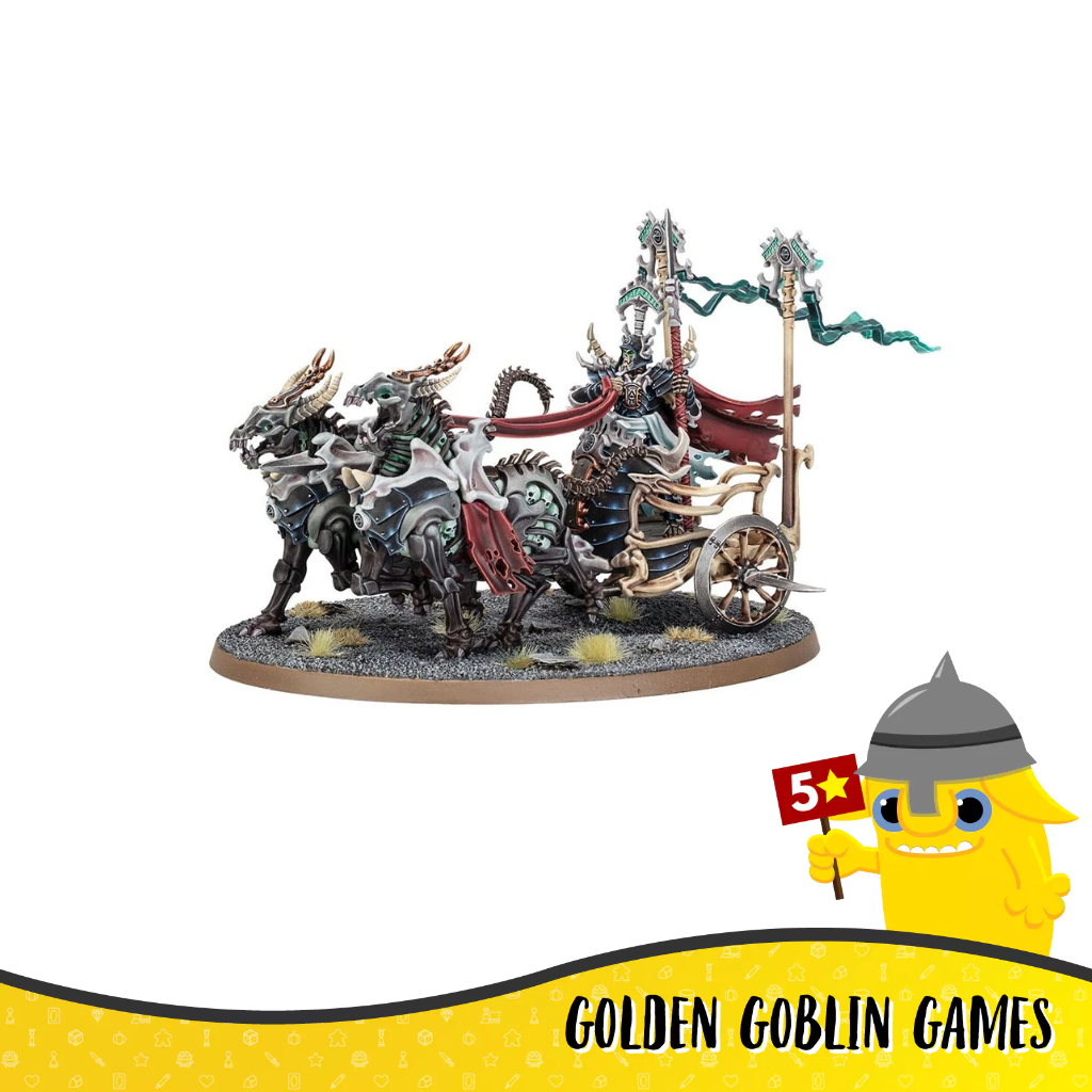 Warhammer AoS: Ossiarch Bonereapers: Liege-Kavalos on War Chariot