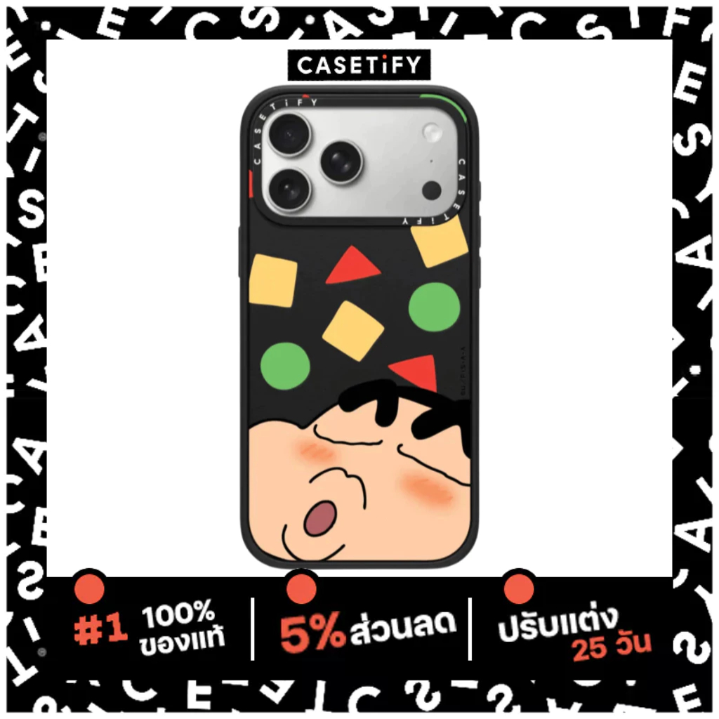 CASETiFY | Crayon Shinchan Face Case - Kiss [Crayon Shinchan] #For iPhone Samsung #แท้