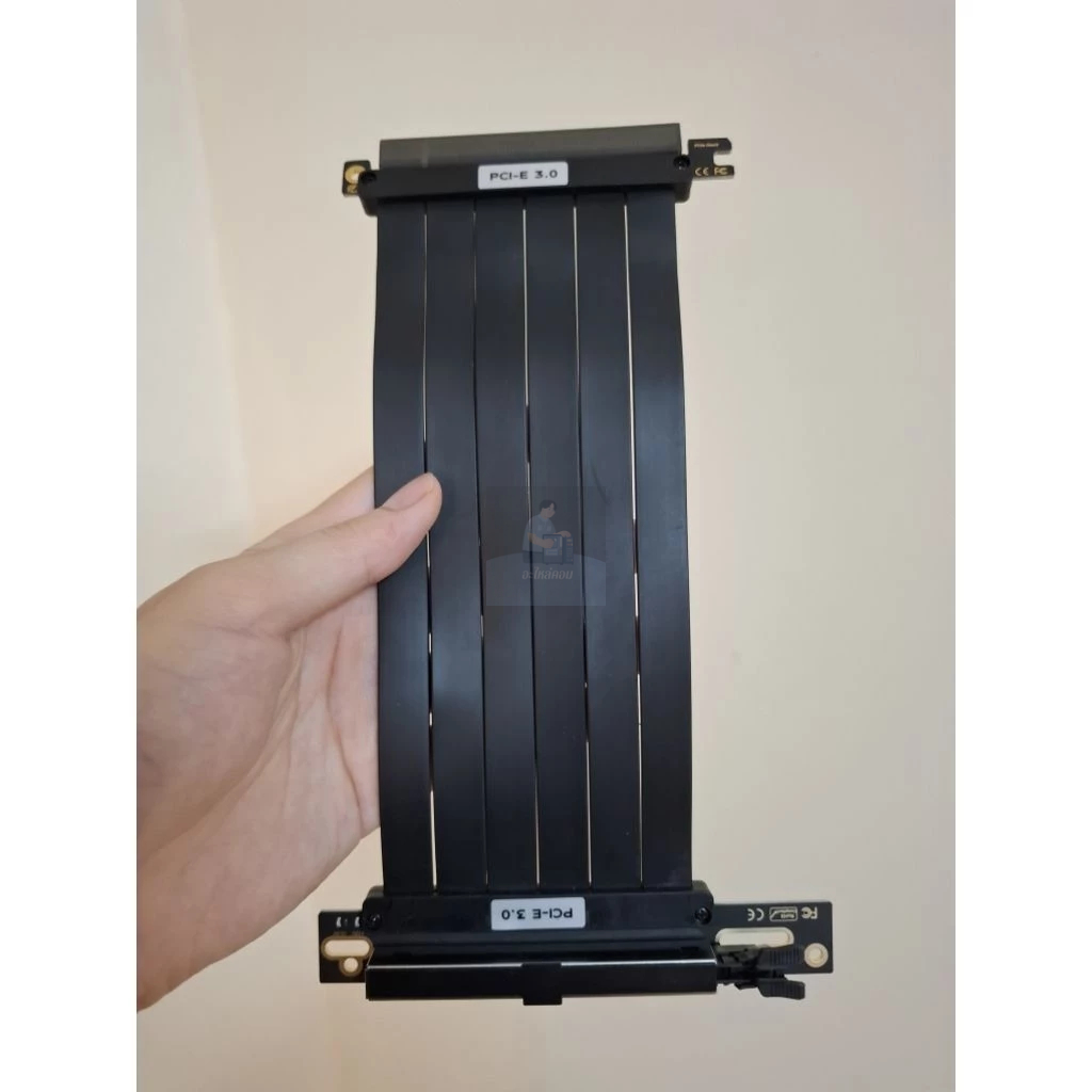 สาย PCie riser 3.0x16 ความยาว 20cm แบบ 90° กับ 180°