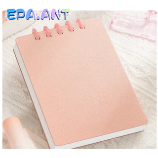 🌈EPA🌈สมุดโน๊ต ปกPP แบบห่วง A7 เลือกสีได้ 80 แผ่น160หน้า ถอดห่วงได้ 7สี
