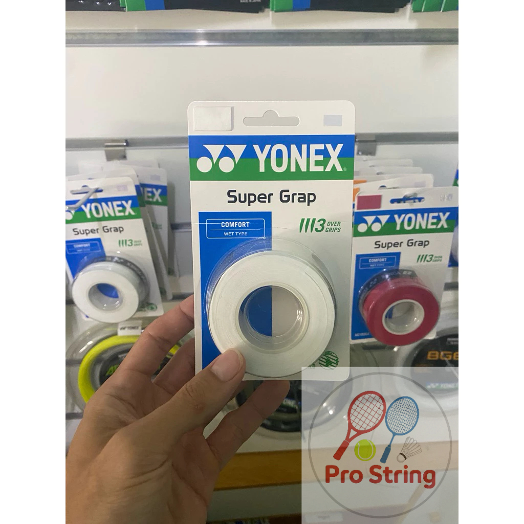 Yonex Super Grap AC102EX กริปพันด้าม แพ็ค3ชิ้น ของแท้ รหัสไทย