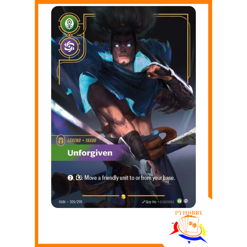 [Riftbound] Yasuo - Unforgiven (Overnumbered) - Origins (OGN)