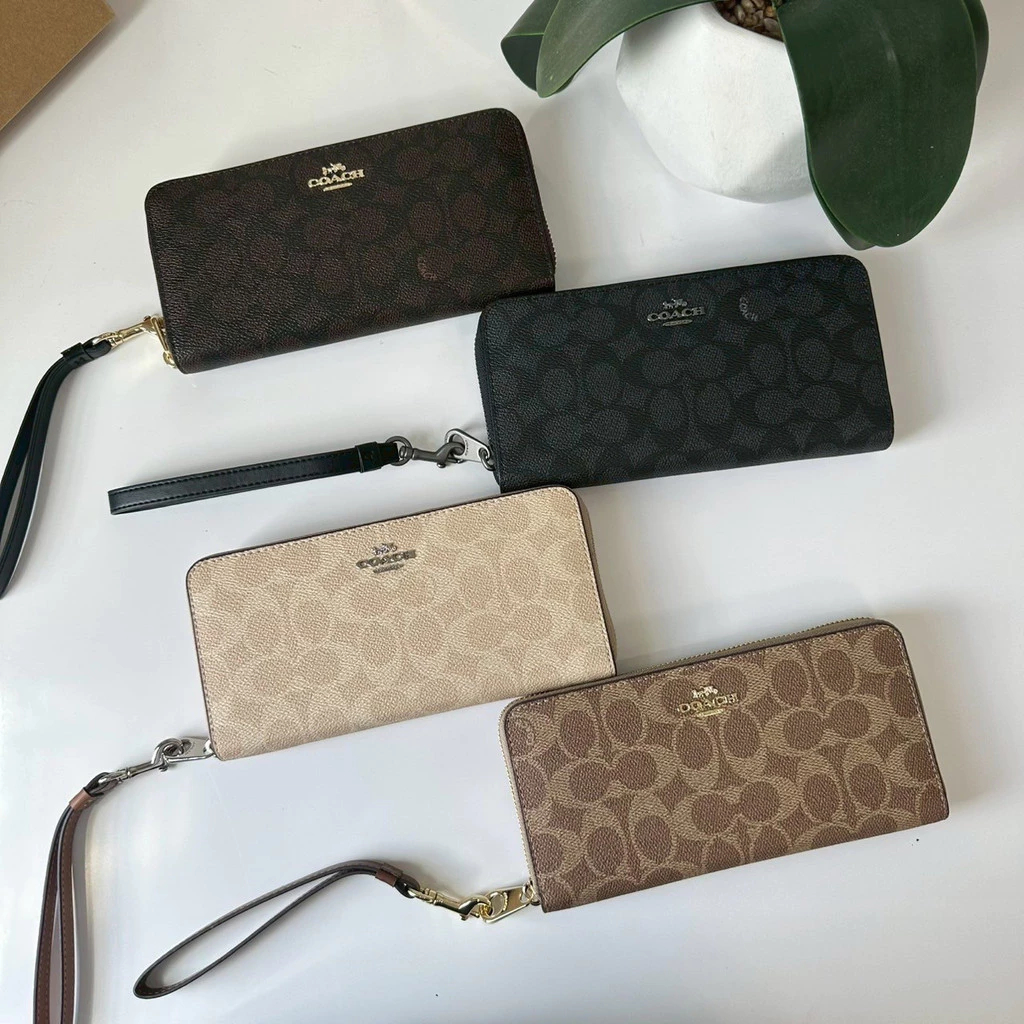 Long Zip Wallet CW778 กระเป๋าสตางค์ใบยาวผู้หญิง กระเป๋าตังค์ กระเป๋าใส่เหรียญ มีสายคล้องมือ ทรงซิป