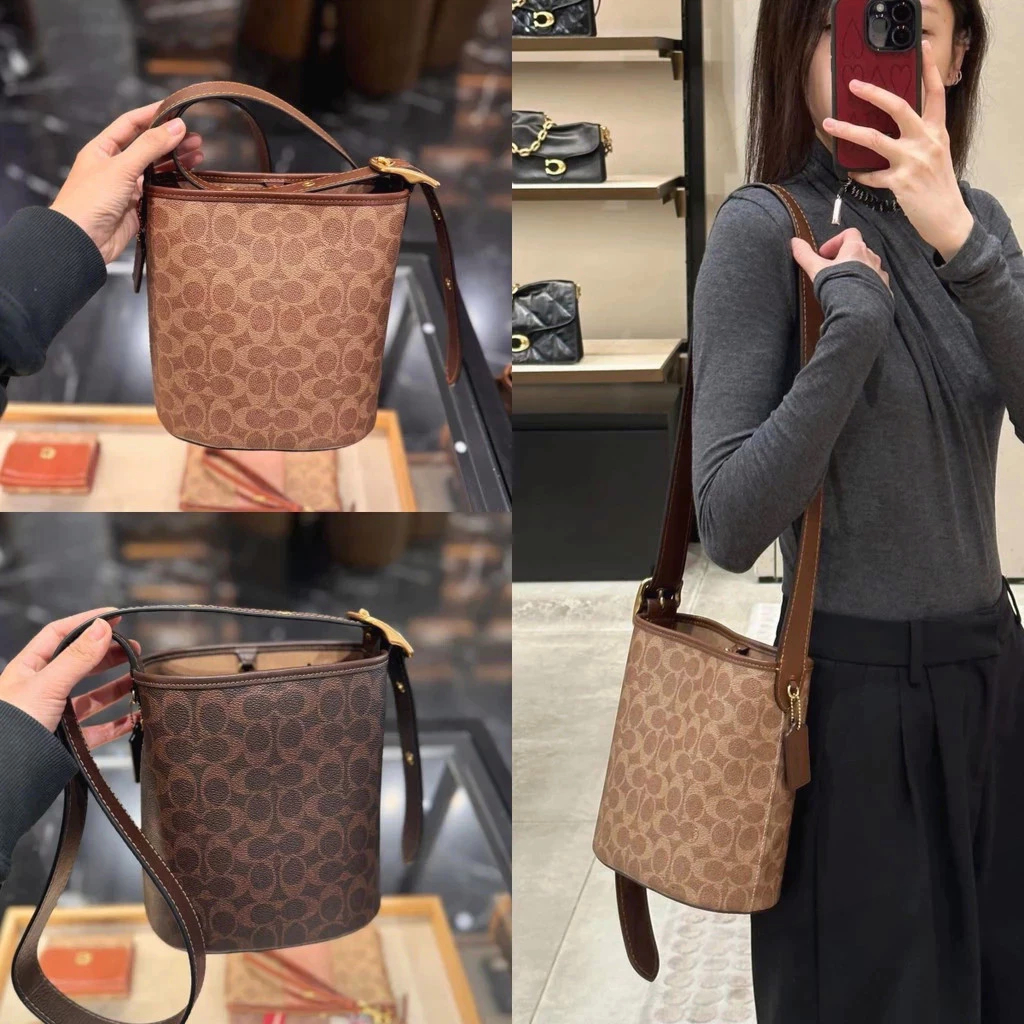 Women Bucket Bag CCC23 กระเป๋าสะพายข้าง กระเป๋าผู้หญิง C5O3A8D2H