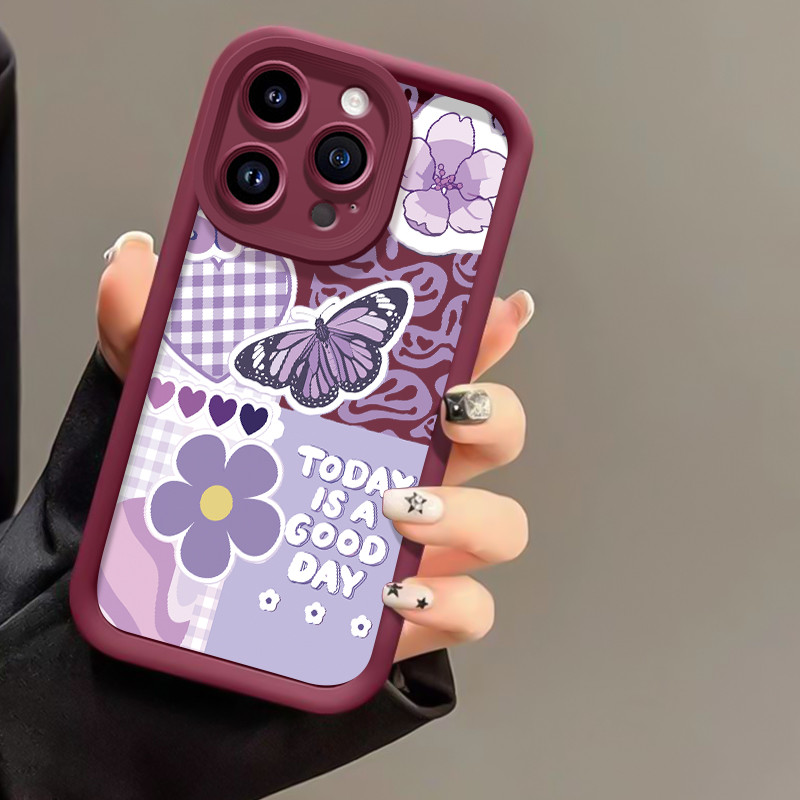 MHKEID เคสสำหรับ Samsung Galaxy A30 A20 M10s เคสระเบิดป้องกันซิลิโคนรูปผีเสื้อเคสโทรศัพท์อันสวยงาม - รูปที่ 5