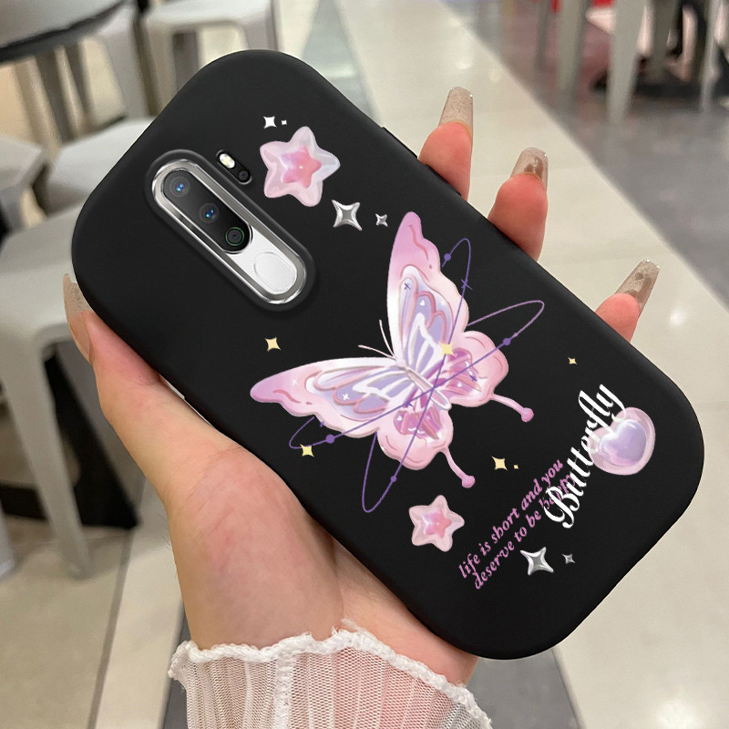 เคสสำหรับ OPPO A5 2020 A9 2020 เคสโทรศัพท์ผีเสื้อกันกระแทก