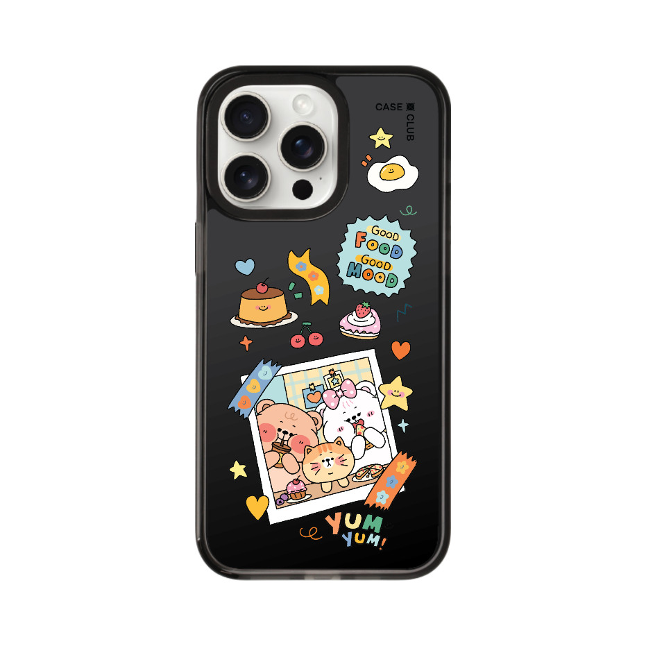 CaseClub เคสไอโฟน เคส กระจก Onnie Bear Food