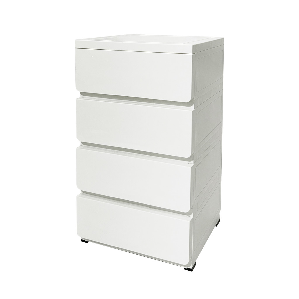 ตู้ลิ้นชักอเนกประสงค์ 4 ชั้น Miya KASSA HOME รุ่น API-1603M4 ขนาด 43.3 x 42 x 76.3 ซม. สีขาว