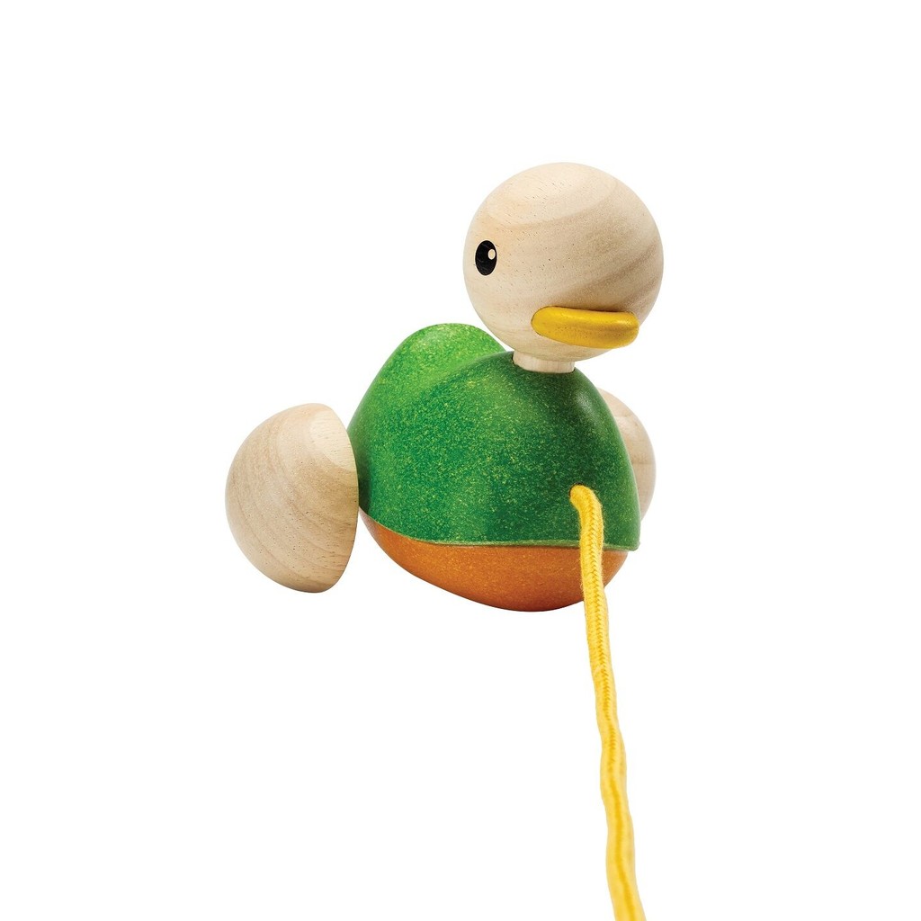 PlanToys ของเล่นไม้ 5907 Pull-Along Duck เป็ดลากจูง เสริมพัฒนาการ สำหรับเด็กอายุ 12 เดือน ขึ้นไป — صورة 3