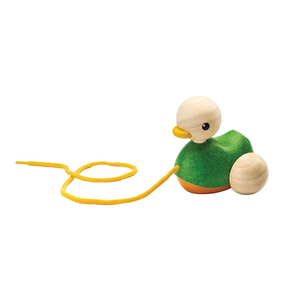 PlanToys ของเล่นไม้ 5907 Pull-Along Duck เป็ดลากจูง เสริมพัฒนาการ สำหรับเด็กอายุ 12 เดือน ขึ้นไป — صورة 2