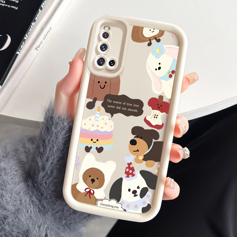 เคสสำหรับ VIVO V19 เคสโทรศัพท์สัตว์น่ารักซิลิโคนกันกระแทก