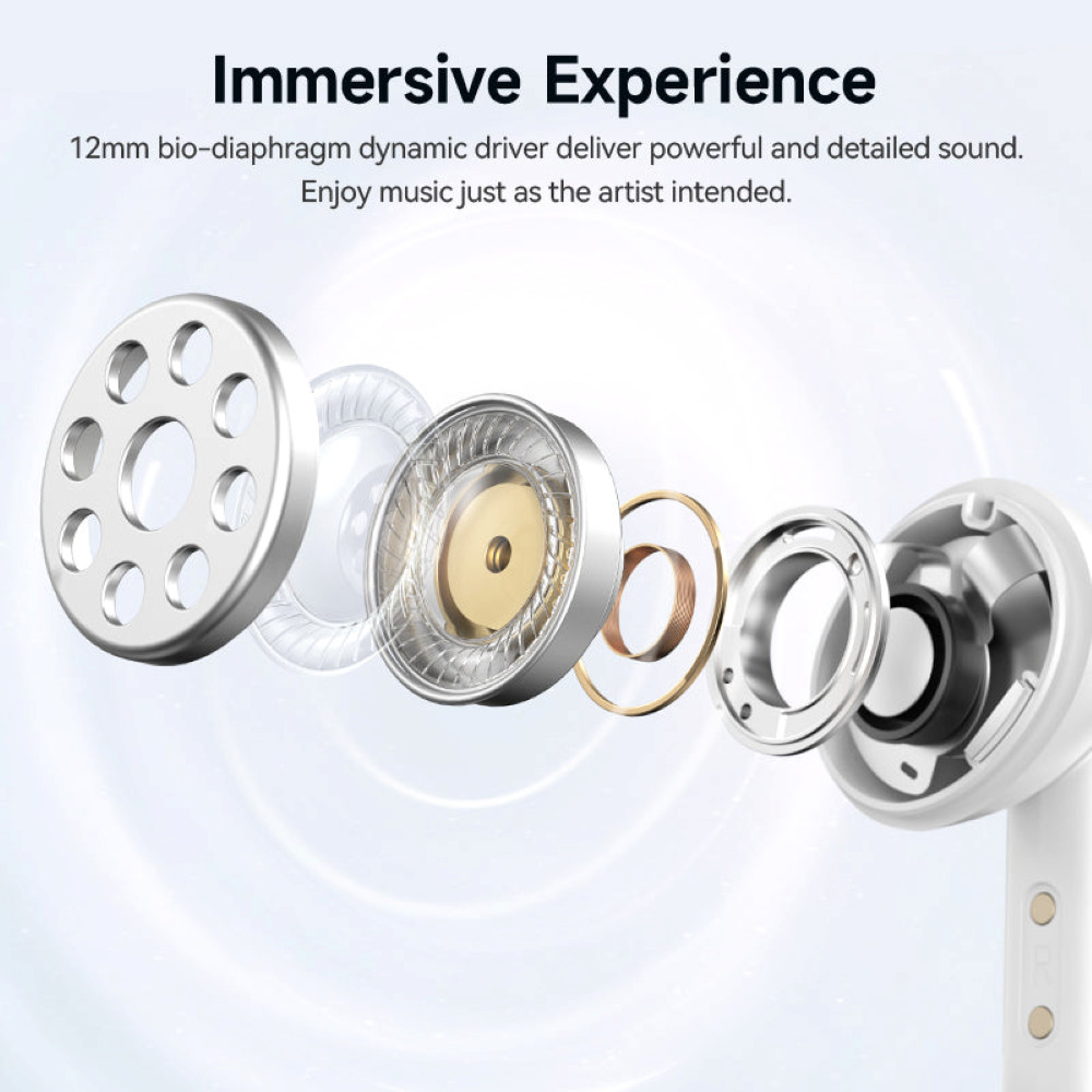 QCY Melobuds N50 True Wireless หูฟังไร้สาย In-Ear ตัดเสียงรบกวน ANC ไมค์ 6 ตัว AI ตัดเสียงรบกวน - รูปที่ 3