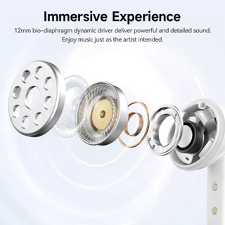 QCY Melobuds N50 True Wireless หูฟังไร้สาย In-Ear ตัดเสียงรบกวน ANC ไมค์ 6 ตัว AI ตัดเสียงรบกวน