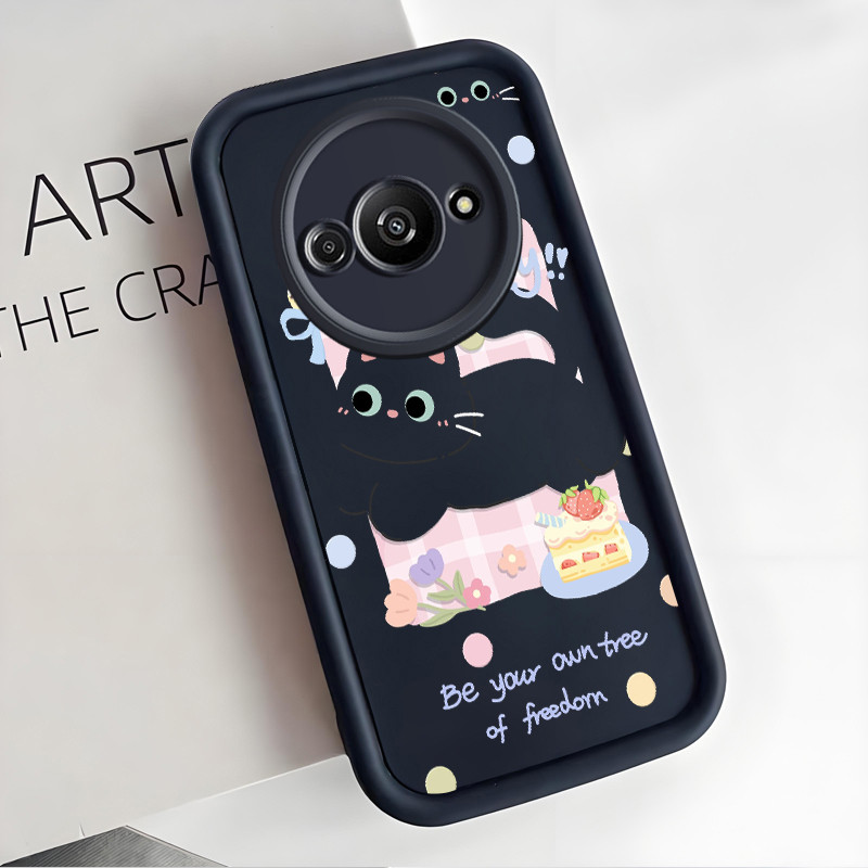 เคสสำหรับ Xiaomi Redmi A3 A3X POCO C61 เคสแมว