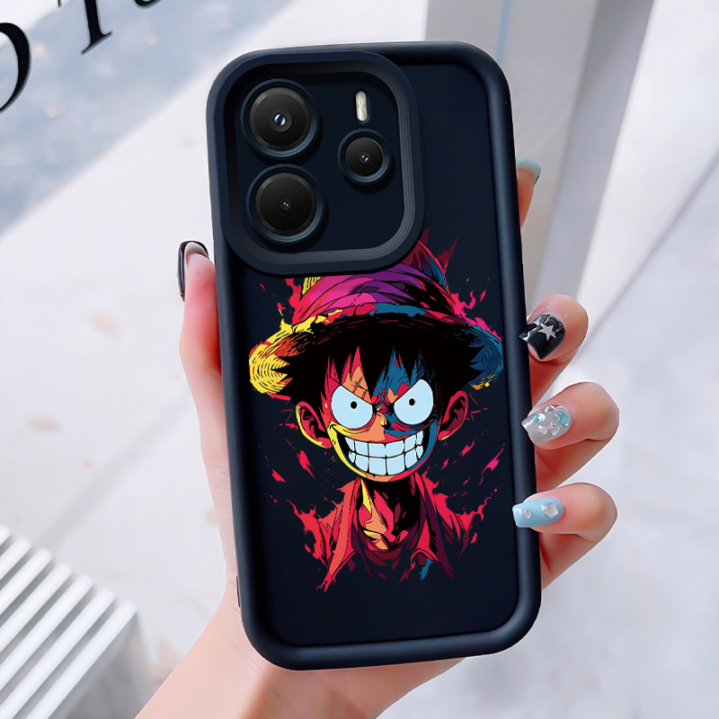 เคสสำหรับ Xiaomi Redmi Note 14 4G Note 14 Pro Plus 5G POCO X7 5G X7 Pro 5G เคสโทรศัพท์ตัวเอกอนิเมะสามสีซิลิโคนกันกระแทก