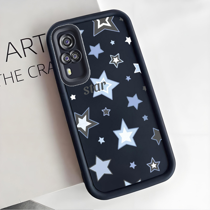 เคสสำหรับ VIVO Y51 2020 Y51A 2020 Y31 2020 Y53s Y33 เคสโทรศัพท์รูปดาว