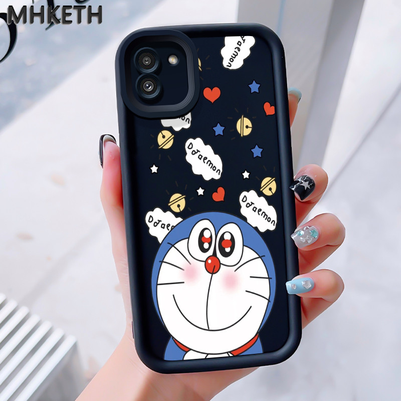 เคสสำหรับ Samsung Galaxy A03 เคสโทรศัพท์กันกระแทกซิลิโคนแบบเคลื่อนไหวได้น่ารัก